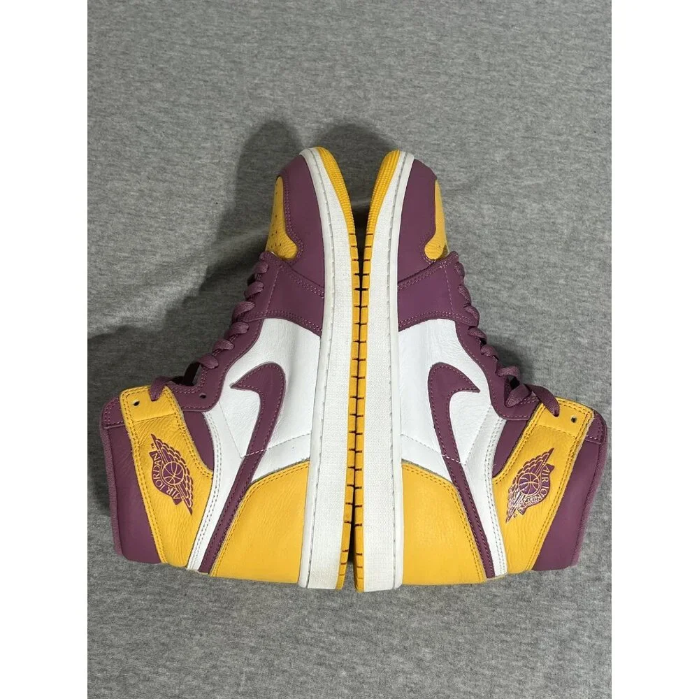 Air Jordan 1 Retro High OG Shoes Mens Size 11 Lakers 555088-706 - Picture 14 of 16